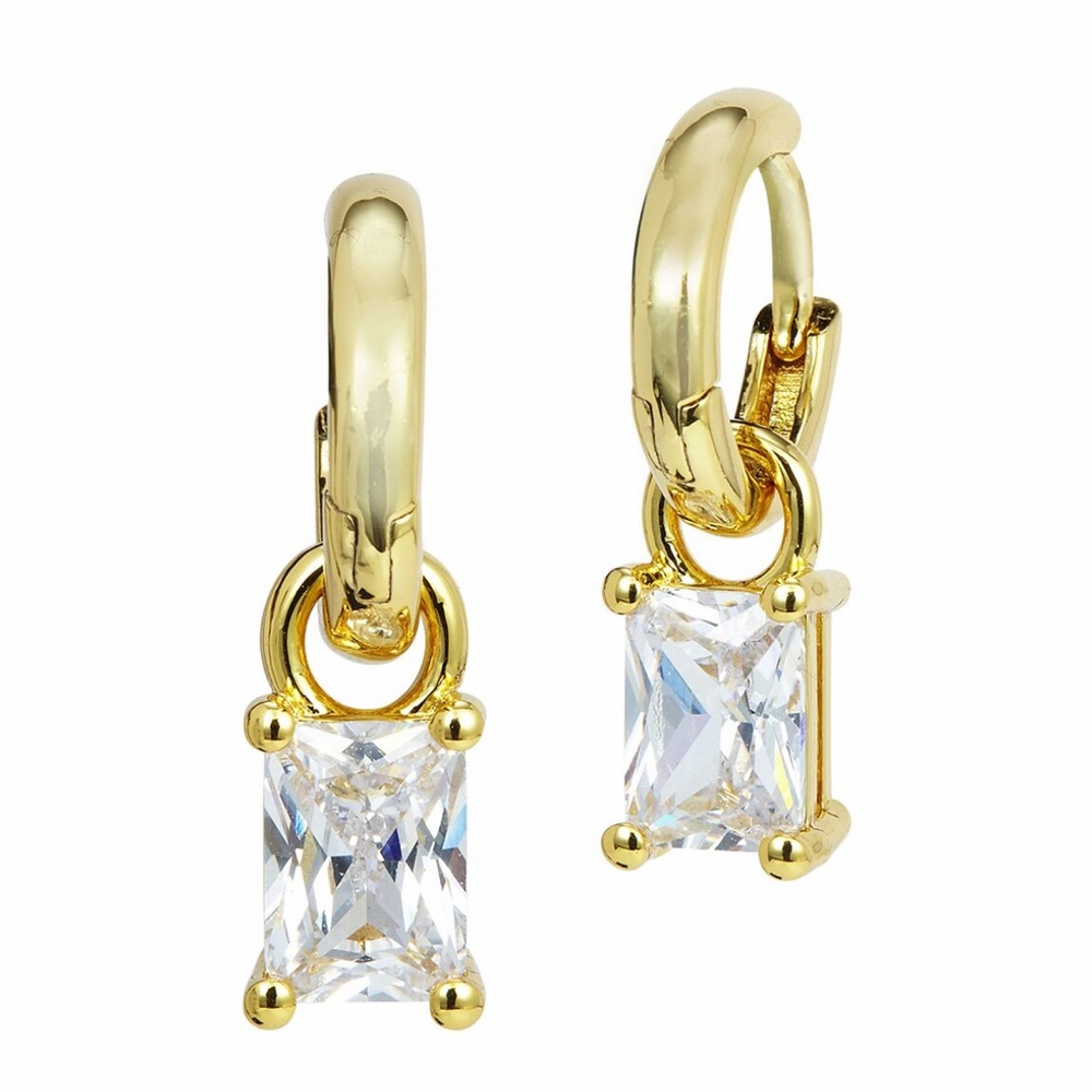 Savvy Cie 18 Karat Huggy Earrings
